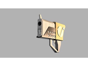 rick guarda il match estate smith pistola oggetti di scena 3d print model - Mito3D