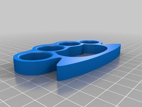 ergonômico knuckles american punho soqueiras 3d print model - Mito3D