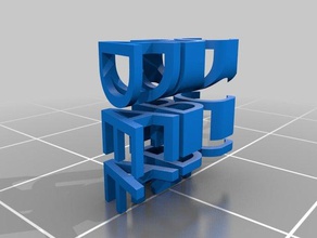 abc-def interseção art arte da matemática 3d print model - Mito3D