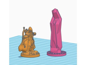 genérico de rpg estátua 28mm jogos brinquedos & games 3d print model - Mito3D
