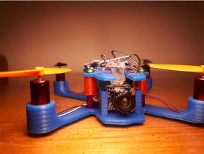wenig x micro quadcopter frame 115mm hobby micro-quadcopter Rahmen 3d print model - Mito3D
