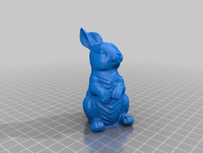 Paskalya tavşanı - 3d tarama ve kopyaları tarayıcı 3 Boyutlu Tarama bunny şekil heykelcik model heykel 3d print model - Mito3D