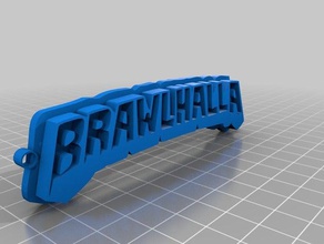 llavero brawlhalla a arte 3d print model - Mito3D