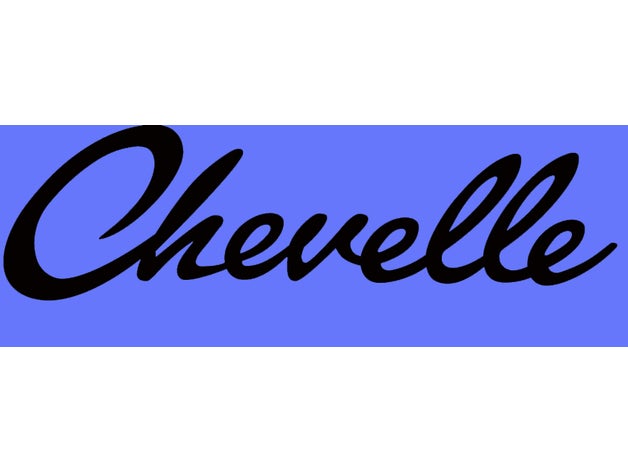 chevelle Abzeichen automotive 3d 3d-sign auto auto-Abzeichen automobile Automobil - Auto Auto-Abzeichen chevrolet chevy chevy-Emblem classic Sammlerstücke Sammler Sammler-Abzeichen cool jetzt trending beliebt Ersatz Ersatz-Abzeichen Ersatz-Teil Ersatz-Teile sign jahrgang 3D print model - Mito3D