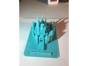 cinderella's castle buildings & structures disney magic kingdom walt world 3d print model - Mito3D