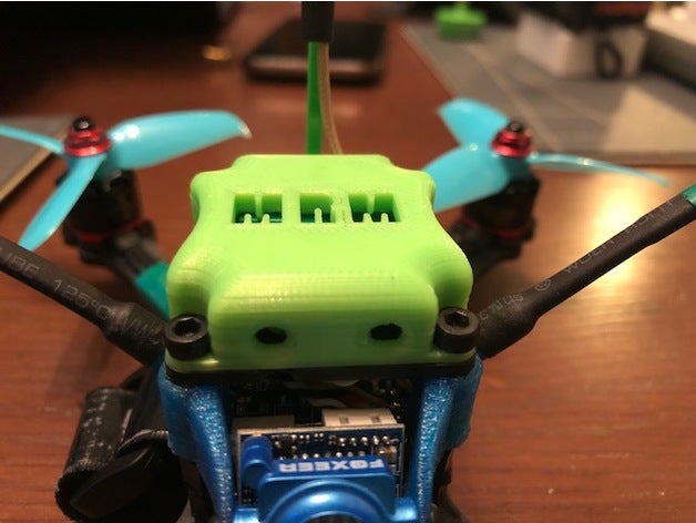 dys mi200 vtx cover mrm micro reaper r c vehicles drone microquad miniquad quadcopter 3D print model - Mito3D