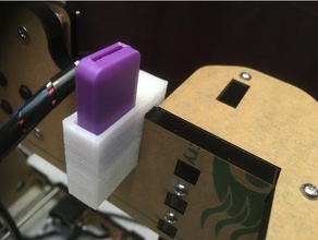 single usb holder anet a8 3d printer accessories 3d print model - Mito3D