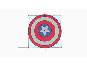 captain america shield 3d printing 3d print model - Mito3D