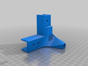 la jambe de printemps L'imprimante 3d pièces 2020 aluminium tronxy x3 3d print model - Mito3D