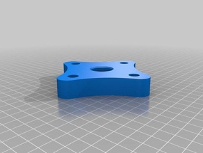 5 8 mancal de 4 furos partes rolamento suporte 3d print model - Mito3D