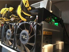 bitmain t9 s9 fuente de alimentación titular la electrónica 3d print model - Mito3D