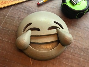 laugh cry emoji props 3d print model - Mito3D
