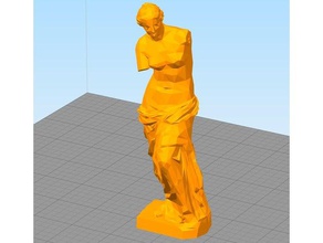 più basso poly venere di milo sculture low 3d print model - Mito3D