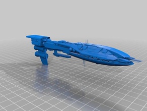 resistência vigília de carga fragata modelos star wars navio último jedi 3d print model - Mito3D