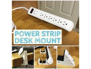 power strip desk mount tools 3d print model - Mito3D
