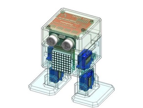 ottodiy-mxr la robótica arduino arduinonano nano otto ottodiy zowi 3d print model - Mito3D