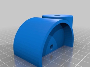 supporto roue chaise ufficio - ruota di una sedia da office 3d print model - Mito3D