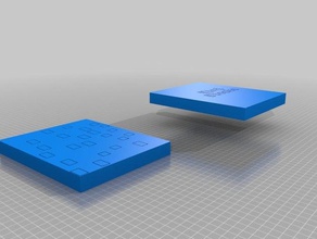 mini blocks case tool holders & boxes 3d print model - Mito3D