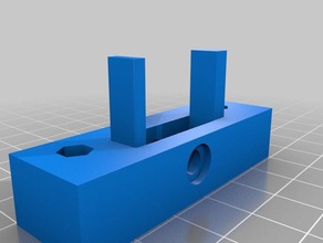 tronxy x8 x carriage belt tension mod 3d printer parts upgrade 3d print model - Mito3D