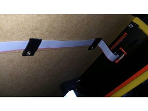 Flachband-Kabel-Halter, Anleitung 3d Drucker Zubehör 3d print model - Mito3D