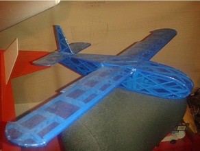 geodätische glider r c Fahrzeuge barnes-wallis-Test waco 3d print model - Mito3D