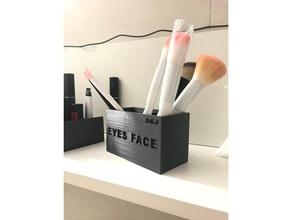 make-up-Augen-Gesicht 3d-drucken 3d print model - Mito3D