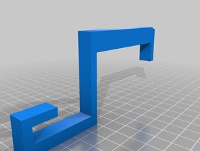 simple soporte de bobina anycubic Impresora 3d accesorios prusa i3 filamento 3d print model - Mito3D