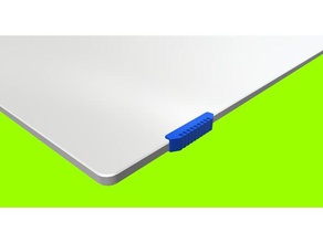 clip-on desk cable organizer gadgets holder management desktop 3d print model - Mito3D