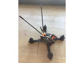 antenna mount geprc sparrow r c vehicles quadcopter 3d print model - Mito3D