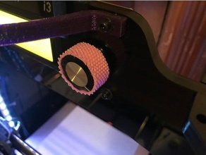 knurled ninja flex knob sleeve 3d printer parts button geeetech i3 i3x prusa steel 3d print model - Mito3D