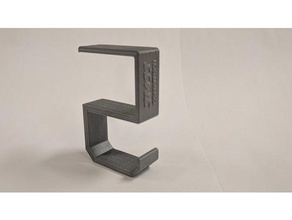 headphone desk hanger v1 organization fast organizer 3d print model - Mito3D
