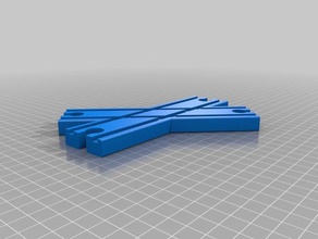 Zug Kreuz Spielzeug & game Zubehör die Kreuzung woody 3d print model - Mito3D