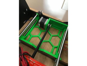ctc anet a8 rear frame brace 3d printer parts mods upgrade prusa i3 upgrades plywood 3d print model - Mito3D