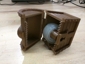 taklit göğüs bandı makara tutucu ofis 3d print model - Mito3D