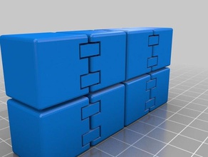 infinity cube Rätsel 3d print model - Mito3D