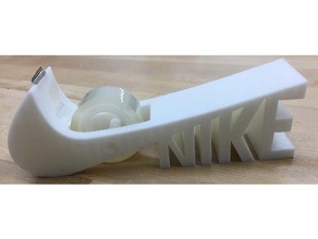 logotipo de nike, el dispensador la cinta oficina nike suministros 3d print model - Mito3D