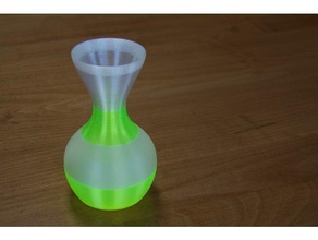 einfache vase Skulpturen container Blumentopf Bleistift-Halter pot 3d print model - Mito3D