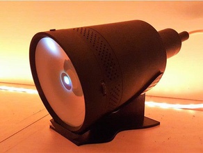 da base de dados feixe laboratórios projetor do agregado familiar beam projector 3d print model - Mito3D