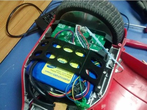 soporte bateria patin electrico woo sc001 de la automoción hoverboard repuesto 3d print model - Mito3D
