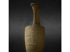 loutrophore scans e réplicas Impressão 3d A impressão Digitalização em digitalização arte funerária móveis grego socorro escultura túmulo tombstone urna vaso água 3d print model - Mito3D