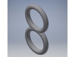 acht der Unendlichkeit-symbol Skulpturen infinity 3d print model - Mito3D