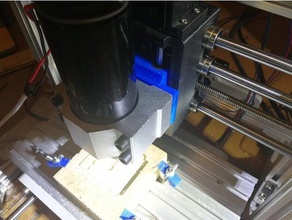 cnc 2417 eixo z 52mm da montagem do suporte broche; partes 3d print model - Mito3D