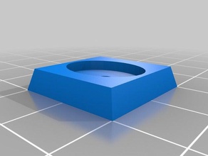 base 20x20 perry oval 3x2 magnet h 4mm 3d printing 3d print model - Mito3D