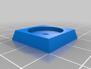 base de 20x20 perry ímã 3x2 h 4mm A impressão 3d 3d print model - Mito3D