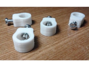 screw locking ring 8mm rods 3d printer parts constraint rod 3d print model - Mito3D