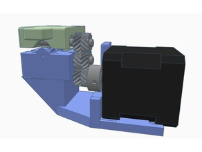 dual drive extruder 3d printer extruders bowden systems nema17 3d print model - Mito3D