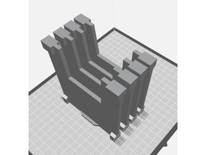 small bin divider seville classics storage rack organization 3d print model - Mito3D