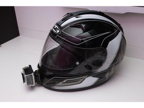 hjc helmet action camera holder 3d printing action cam eken gopro helmet hjc mount shaped