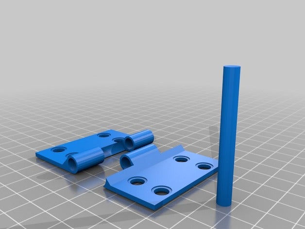 hinge v1 door 3D print model - Mito3D