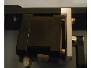 anet a8 axe y imbibé support moteur - 6mm anti-vibrateur L'imprimante 3d de pièces 3d print model - Mito3D